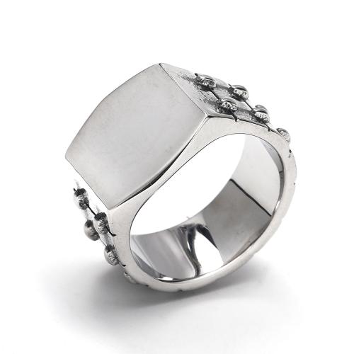 Bague en acier inoxydable, Acier inoxydable 304, bijoux de mode & normes différentes pour le choix & pour homme, couleur originale, Vendu par PC