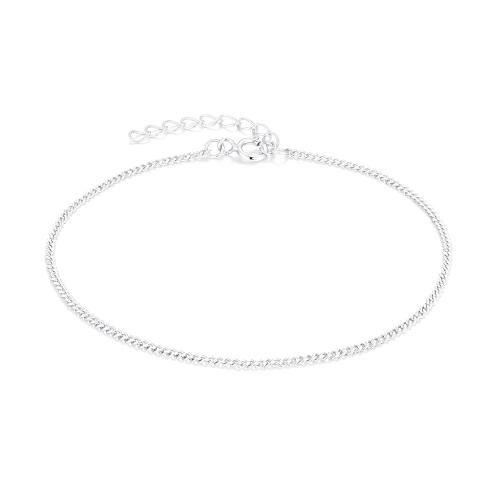 Sterling Silber Armbänder, 925 Sterling Silber, für Frau, Silberfarbe, verkauft von PC