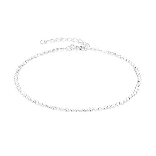 Sterling Silber Armbänder, 925 Sterling Silber, für Frau, Silberfarbe, verkauft von PC