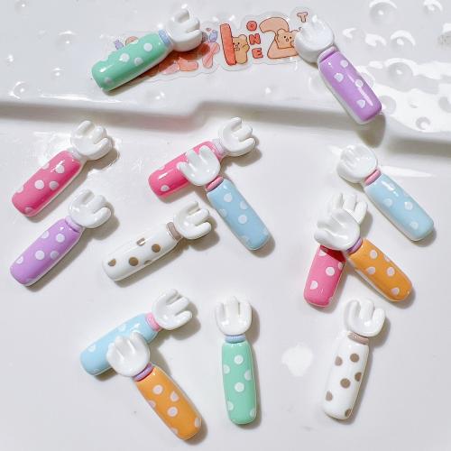 Mobile Phone DIY Decoration, Resin, Fork, epoxy gel 