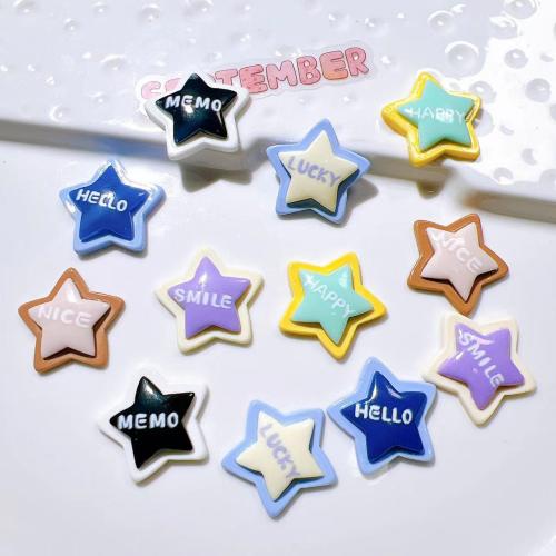 Mobile Phone DIY Decoration, Resin, Star 