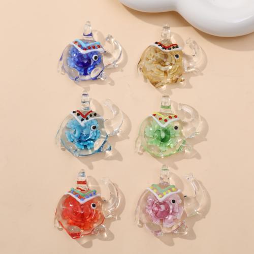 Animal Lampwork Pendants, Elephant, fashion jewelry & DIY [