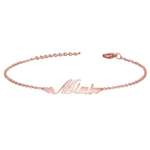 Stainless Steel Charm Bracelet, 304 Stainless Steel, with 5cm extender chain, plated, for woman cm 