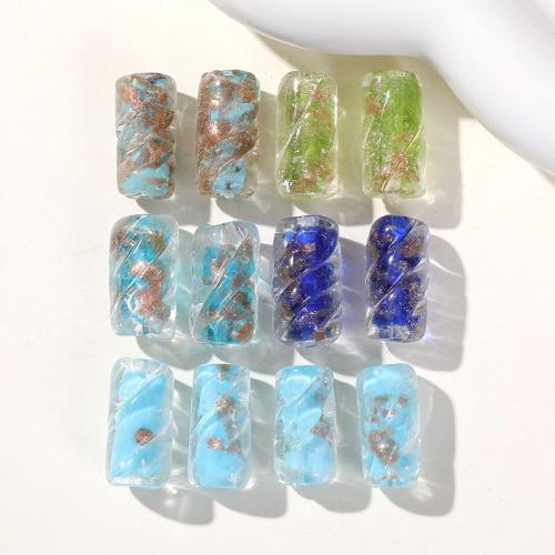 Glass Beads, Column, fashion jewelry & DIY 18-20*9-11mm 