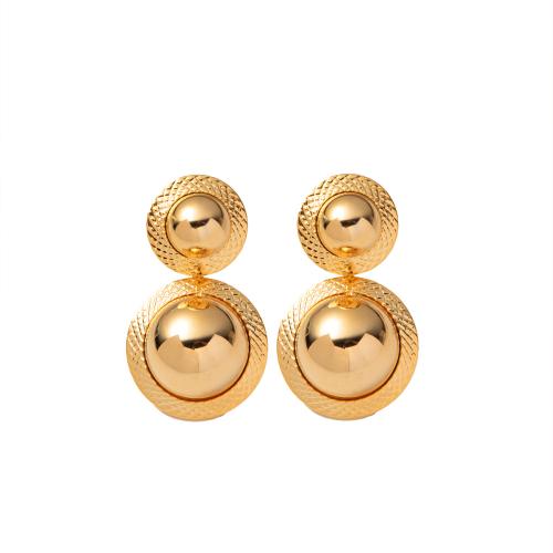 Brass Stud Earring, fashion jewelry & for woman 