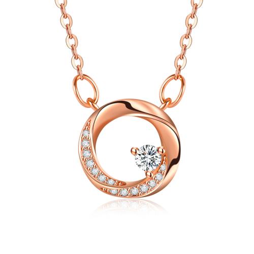 Collier en laiton cubique Zircon Micro Pave, avec 5CM chaînes de rallonge, Placage, pavé de micro zircon & pour femme, plus de couleurs à choisir Environ 40 cm, Vendu par PC