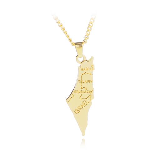 Zinc Alloy Necklace, Unisex, golden cm 