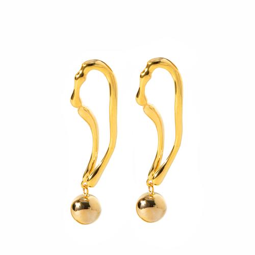 Brass Stud Earring, fashion jewelry & for woman 