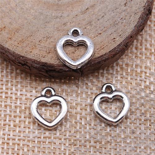 Zinc Alloy Heart Pendants, DIY Approx [