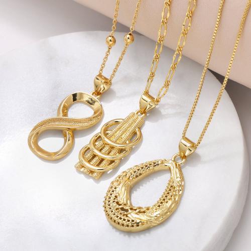 Brass Jewelry Necklace, gold color plated, fashion jewelry golden 