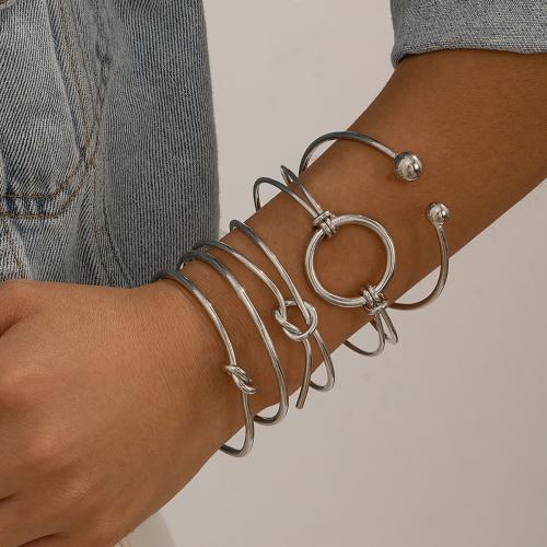 Brazalete Aleación de Zinc, chapado, Joyería & diferentes estilos para la opción & para mujer, más colores para la opción, Vendido por UD[