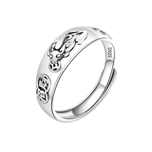 Bague en argent , argent sterling 925, Placage, pour femme, argent, Vendu par PC