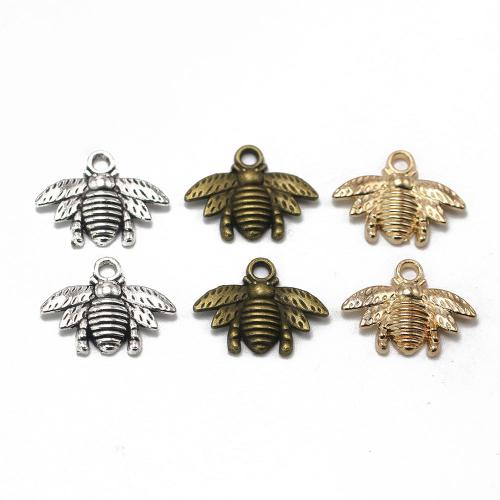 Zinc Alloy Animal Pendants, Bee, plated, vintage & fashion jewelry & DIY Approx [