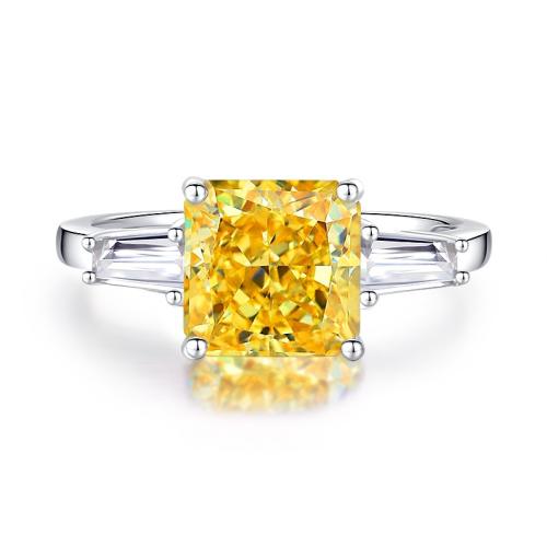 Anillo de dedo Zirconia Micro Pave Sterling Silver Cubic, Plata de ley 925, Joyería & diverso tamaño para la opción & micro arcilla de zirconia cúbica & para mujer, más colores para la opción, Vendido por UD