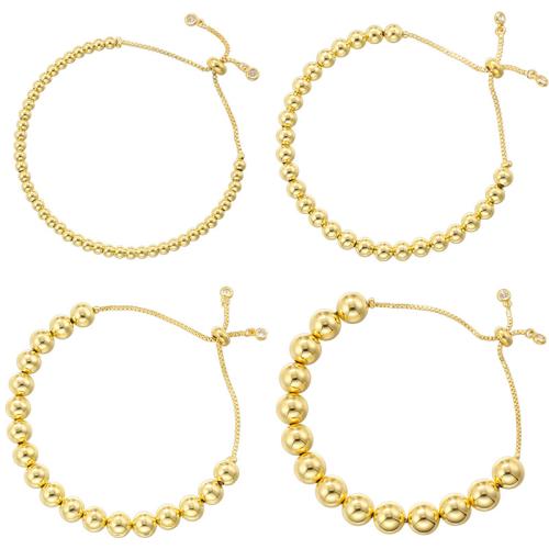 Micro cúbicos Circonia allanar sistemas de la joyería de cobre amarillo, metal, chapado, diverso tamaño para la opción & diferentes estilos para la opción & micro arcilla de zirconia cúbica & para mujer, más colores para la opción, Vendido por UD[