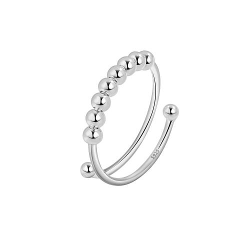 Sterling Silver Finger Ring, 925 Sterling Silver, plated, for woman, original color 