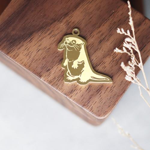 Stainless Steel Animal Pendants, 304 Stainless Steel, Vacuum Ion Plating, fashion jewelry & DIY [