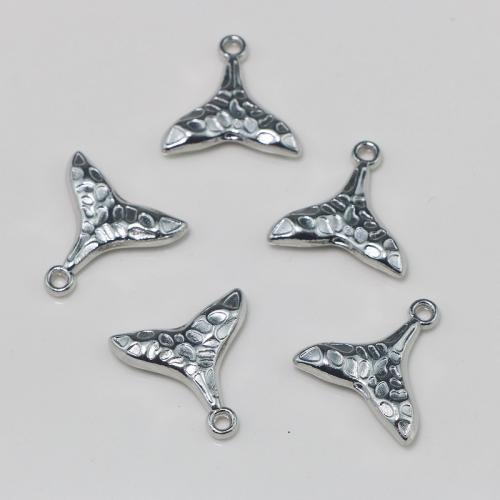 Zinc Alloy Jewelry Pendants, Mermaid tail, platinum color plated, fashion jewelry & DIY 