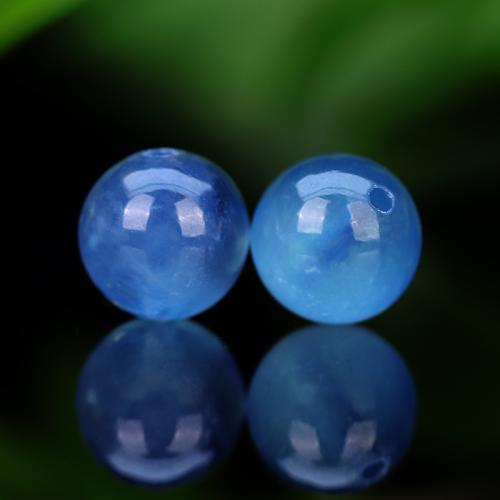 Aquamarine Beads, Round, DIY 