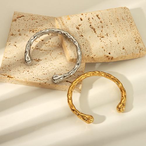 Stainless Steel Cuff Bangle, 304 Stainless Steel, fashion jewelry & for woman Inner Approx 60.5mm [