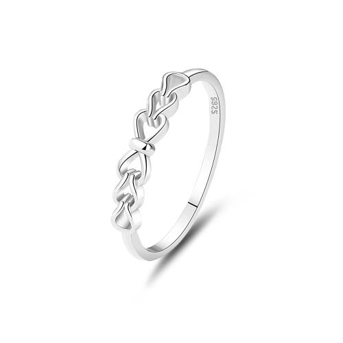 Sterling Silver Finger Ring, 925 Sterling Silver, fashion jewelry & for woman 