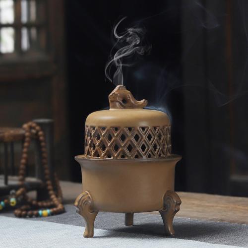 Porcelain Incense Burner, handmade, for home and office & durable [