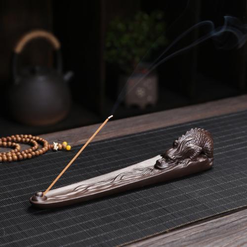 Buy Incense Holder and Burner in Bulk , Purple Clay, handmade, for home and office & durable [