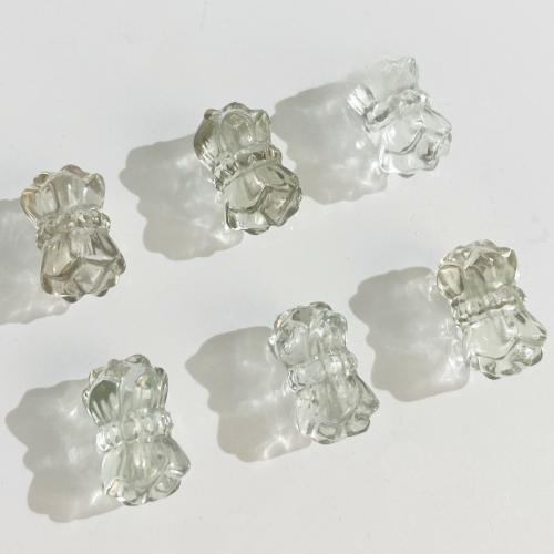 Perles vert naturel, quartz vert, fleur, DIY, vert Vendu par PC[