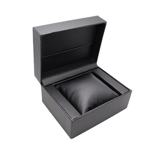 Leather Watch Box, PU Leather, portable & dustproof & multifunctional [