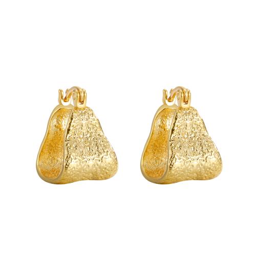 Brass Drop Earring, plated, fashion jewelry & for woman [