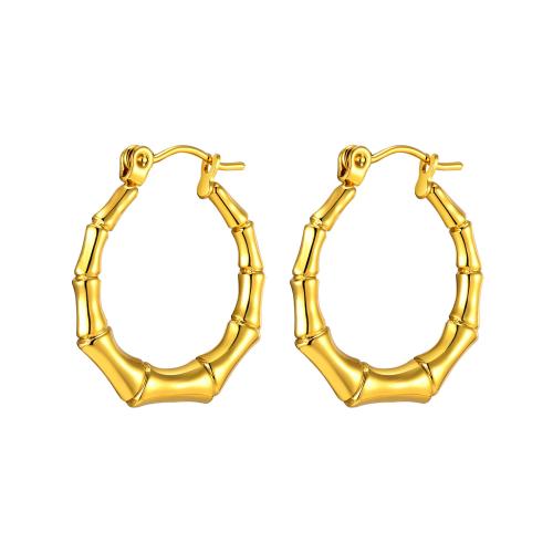 Stainless Steel Leverback Earring, 304 Stainless Steel, plated, for woman, golden 