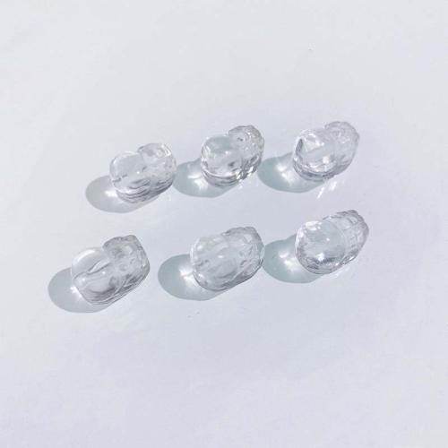 Natürliche klare Quarz Perlen, Klarer Quarz, Fabelhaft wildes Tier, DIY, weiß, 12mm, verkauft von PC