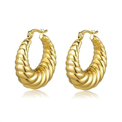 Boucles d'oreilles en acier titane, Placage, pour femme, plus de couleurs à choisir, Vendu par paire