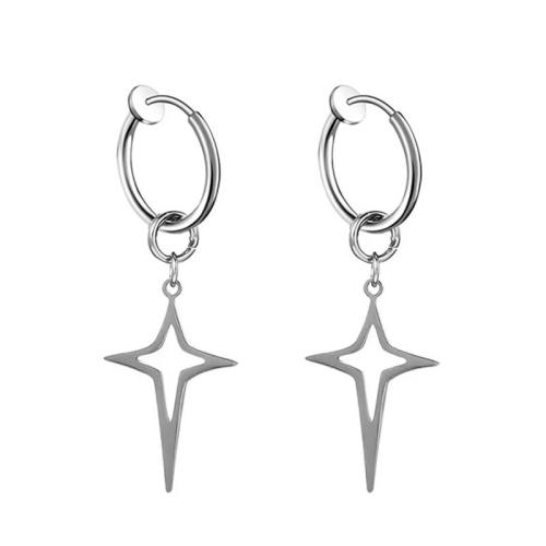 Stainless Steel Drop Earring, 304 Stainless Steel, Unisex 