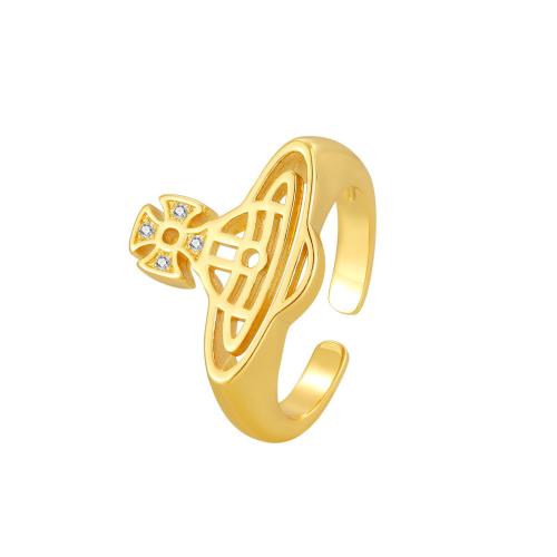 Cubic Zirconia Micro Pave Brass Finger Ring, fashion jewelry & micro pave cubic zirconia & for woman Inner Approx 17mm [