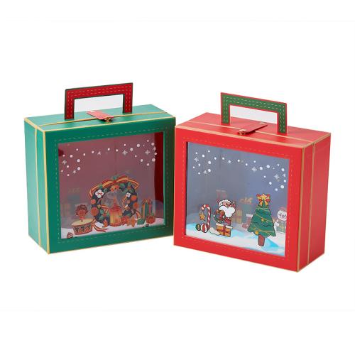 Paper Christmas Gift Box, Christmas Design [