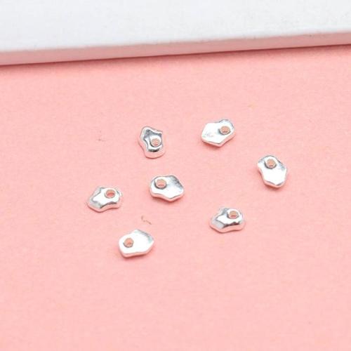 Sterling Silver Spacer Beads, 925 Sterling Silver, DIY silver color 