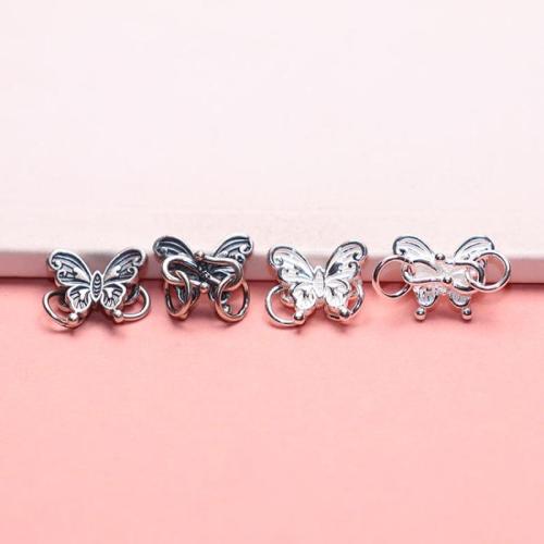 Sterling Silver Jewelry Findings, 925 Sterling Silver, Butterfly, DIY 