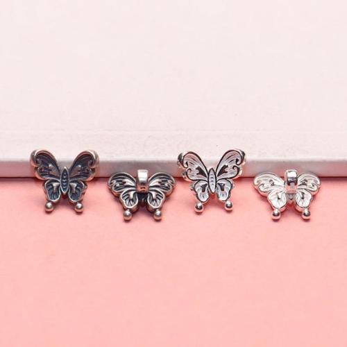 argent sterling 925 Les Attaches des Boutons, papillon, DIY, plus de couleurs à choisir Vendu par PC