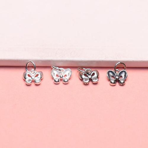 Sterling Silver Pendants, 925 Sterling Silver, Bowknot, DIY 