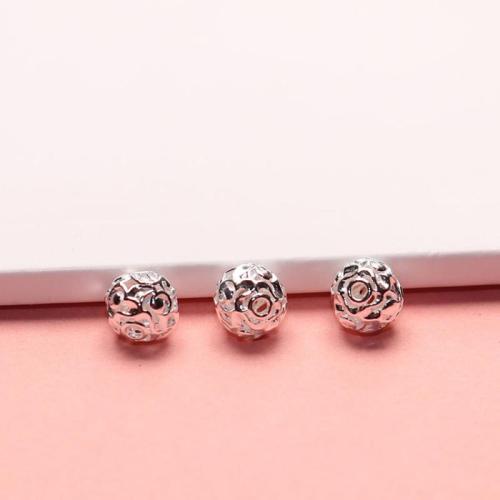 Sterling Silver Spacer Beads, 925 Sterling Silver, DIY silver color 