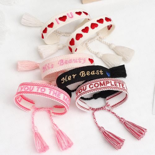 Fashion Jewelry Bracelet, Polyester & for woman cm 