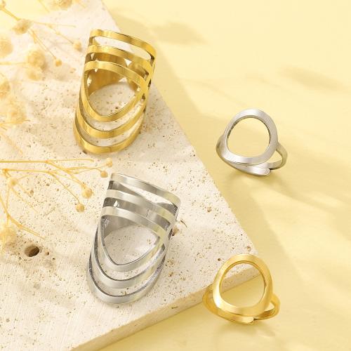 Zinc Alloy Finger Ring, with 304 Stainless Steel, plated, fashion jewelry  & for woman 