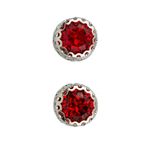 metal accesorios de vestuario, Bricolaje & micro arcilla de zirconia cúbica, más colores para la opción, 11x11x7mm, Vendido por UD