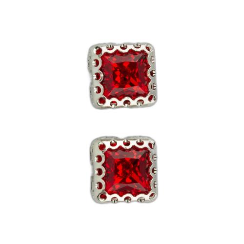 metal accesorios de vestuario, Bricolaje & micro arcilla de zirconia cúbica, más colores para la opción, 9x9x5mm, Vendido por UD