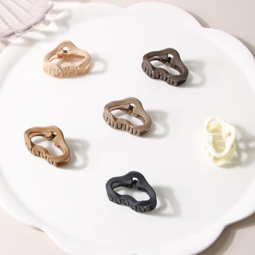 Hair Claw Clips, Plastic, stoving varnish, for woman & hollow 