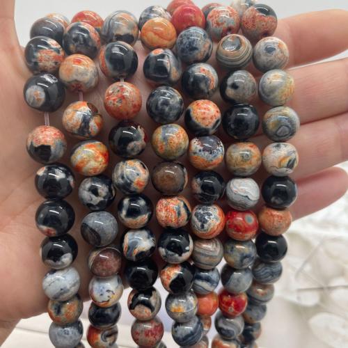 Single Gemstone Beads, Synthetic Gemstone, Round, DIY Approx 38 cm 