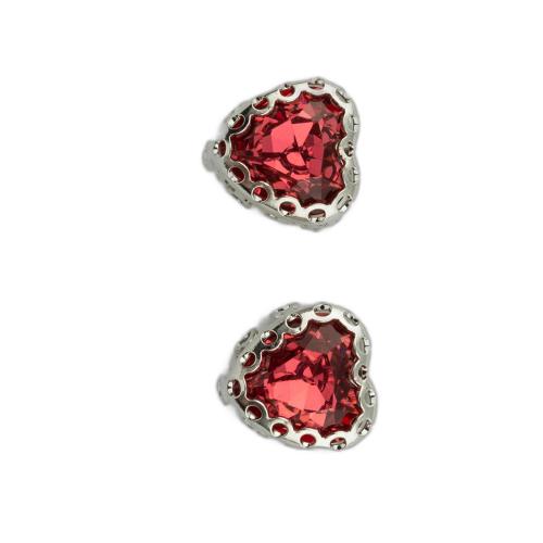 metal accesorios de vestuario, Bricolaje & micro arcilla de zirconia cúbica, más colores para la opción, 11x11x7mm, Vendido por UD