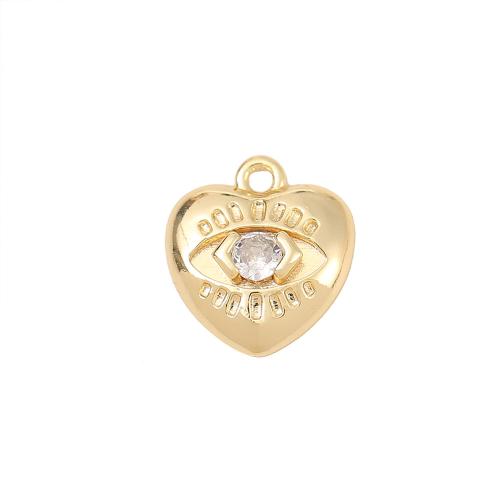 Cubique Pendentif en laiton zircon pavent, Plaqué d'or, DIY & pavé de micro zircon, plus de couleurs à choisir, Vendu par PC