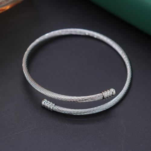 Stainless Steel Cuff Bangle, 304 Stainless Steel, fashion jewelry & for woman Approx 20 cm [